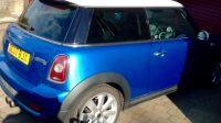 Mini Cooper S (Blue) with panoramic sun roof
