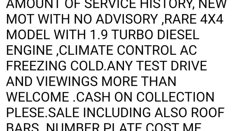 VERY CLEAN SUZUKI SX4 4GRIP