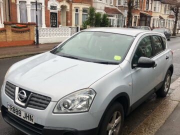 Nissian qashqai 1. 6 manual reg 2007 private number plate