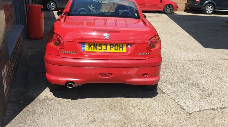 Peugeot 206 Red ULEZ Compliant