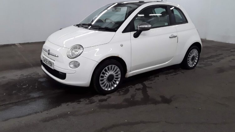 FIAT 500 POP. 2009 76700 Miles, New Tyres with Alloy wheels, Sunroof. New MOT 2024.