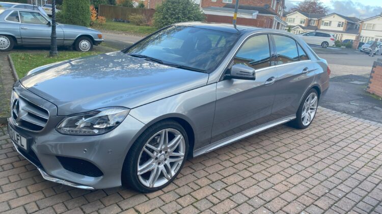 Mercedes E220 (2013) CDI AMG Sport (with over £4k options added)