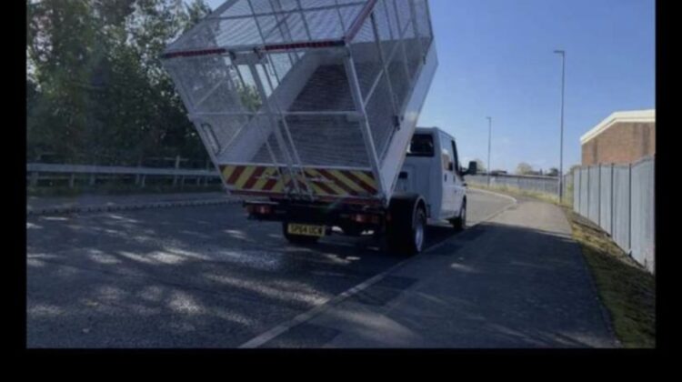 Crew Cab Ford Transit Box Tipper