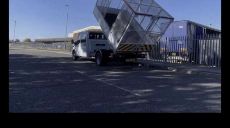 Crew Cab Ford Transit Box Tipper