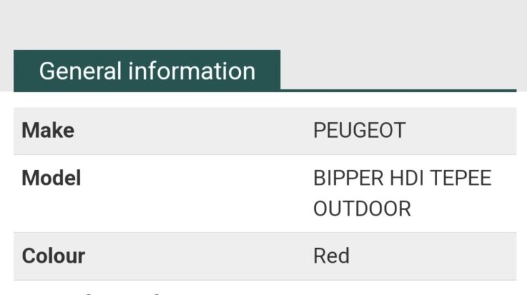 2011 Peugeot Bipper tepee HDI 1.248cc