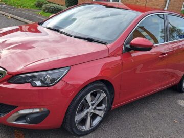 Red Peugeot 308 2015 for sale