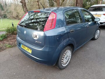 Fiat Grande Punto 1.2 used blue car for sale