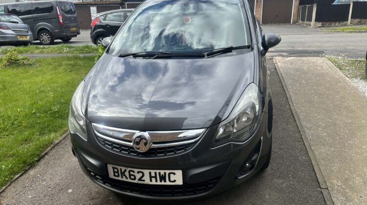 Vauxhall Corsa 1.2 2012 plate car