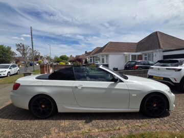 BMW 3 series 2 litre 320d sports plus edition convertible 2012 (white)
