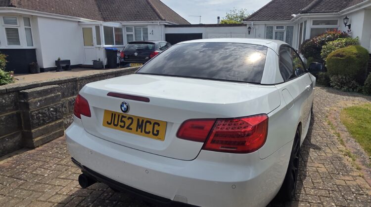 BMW 3 series 2 litre 320d sports plus edition convertible 2012 (white)
